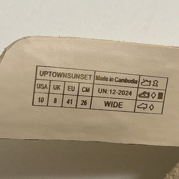 Vionic Women’s Uptown Sunset Wedge Sandal Cameo Rose Nubuck Pink 10 Wide - Picture 9 of 9